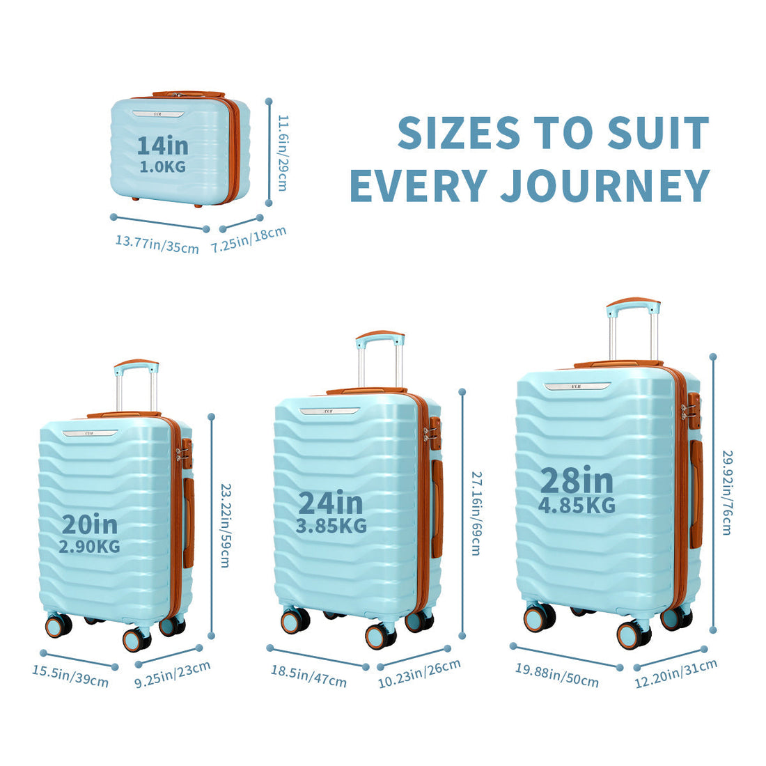 Luggages And Bags​ Size | UUH