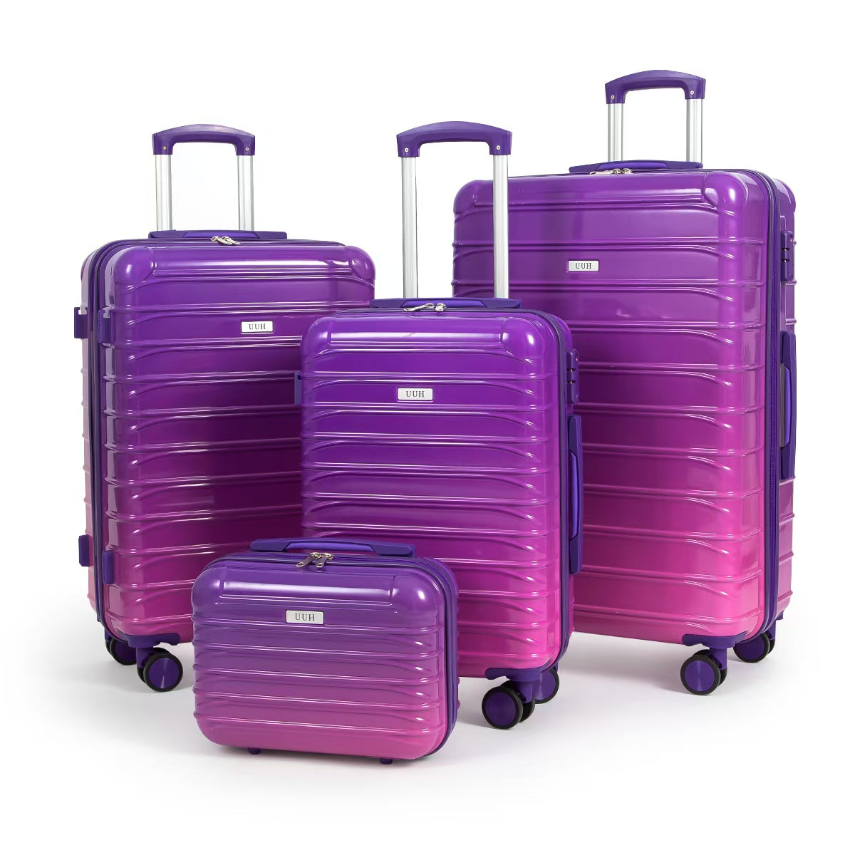 UUH 28 inch Luggage Family Travel 4-Piece Set – Buy 1 Get 3 Free (Includes 24/20/13-Inch)