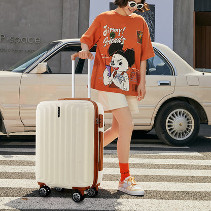 UUH 6-Piece Luggage Family Travel Set-Off White