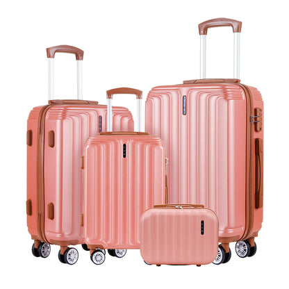 UUH 28-inch Vertical Luggage Family Travel 4-Piece Set – Buy 1 Get 3 Free (Includes 24/20/13-Inch)