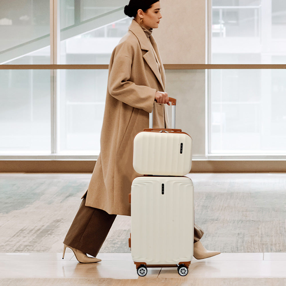 UUH 28-inch Luggage Family Travel 4-Piece Set – Buy 1 Get 3 Free (Includes 24/20/13-Inch)