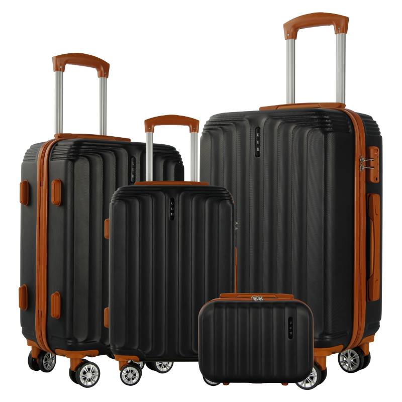 UUH 28-inch Luggage Family Travel 4-Piece Set – Buy 1 Get 3 Free (Includes 24/20/13-Inch)