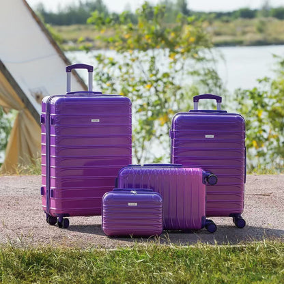 UUH 28 inch Luggage Family Travel 4-Piece Set – Buy 1 Get 3 Free (Includes 24/20/13-Inch)